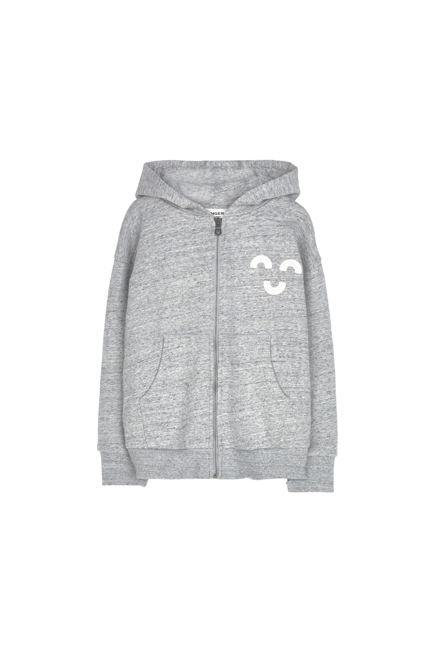 JOEL Heather Grey Macaroni - Zipped Hoodie | Women