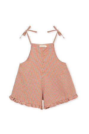 Banda Overall Brown Checks Jumpsuits Jellymade 