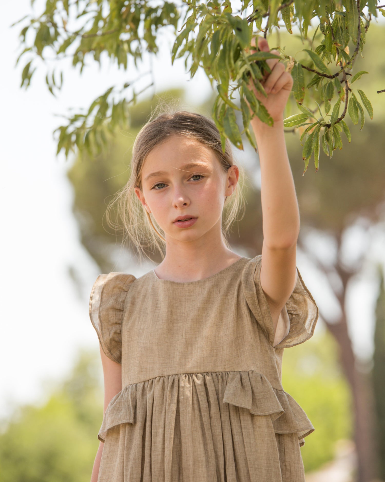 Kanon Long Dress Toffee Dresses Cosmosophie 
