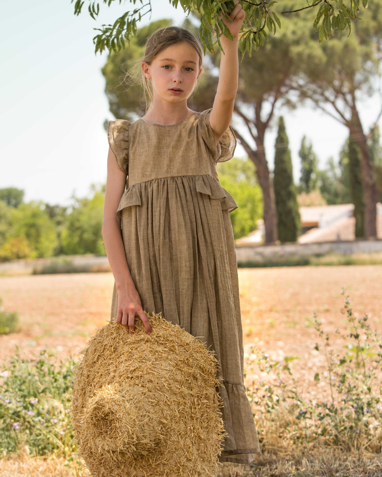 Kanon Long Dress Toffee Dresses Cosmosophie 