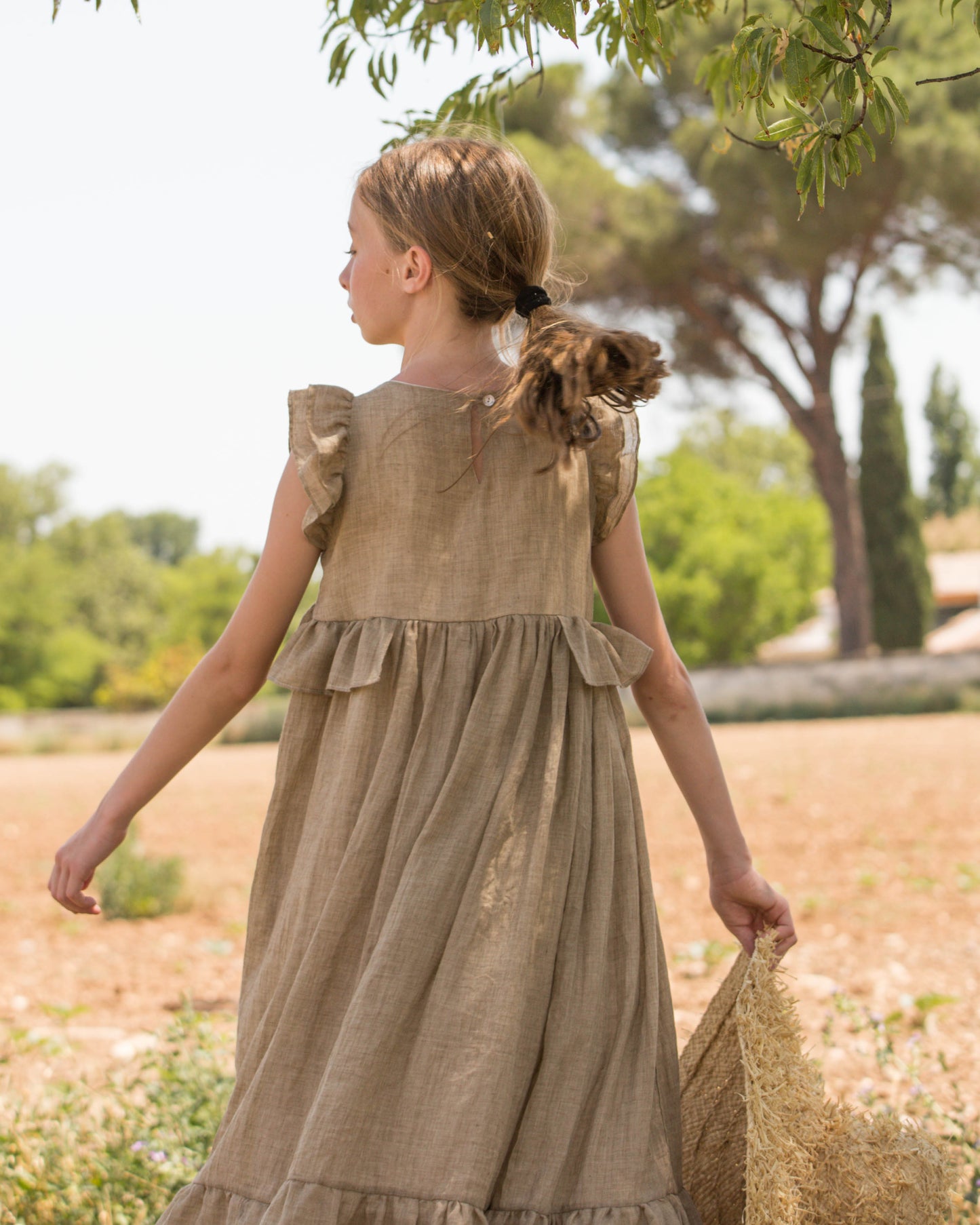 Kanon Long Dress Toffee Dresses Cosmosophie 
