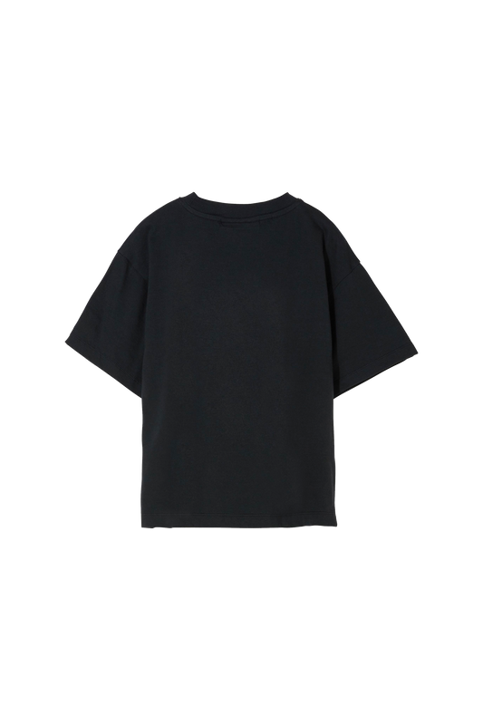 KING Ash Black Macaroni - Short Sleeve T-shirt | Women