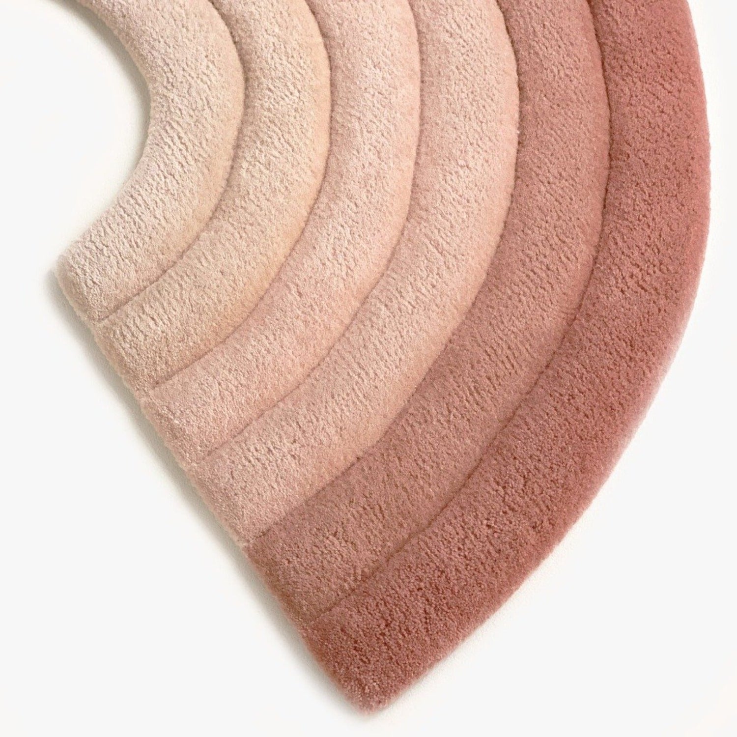 Rainbow Rug Rusty Pink Textiles Nofred 