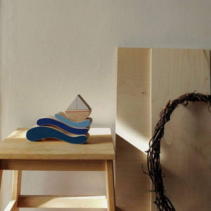 Boat and Waves Toy Wood Nofred 