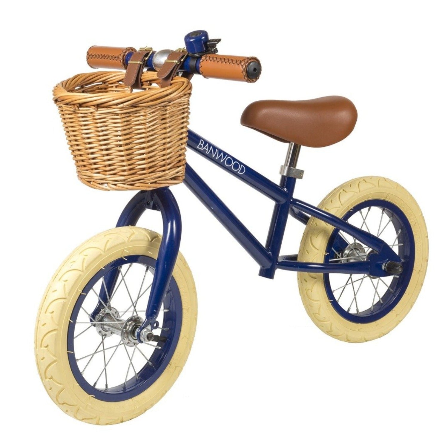 Balance Bike First Go! Navy Blue Bicycle Nofred 