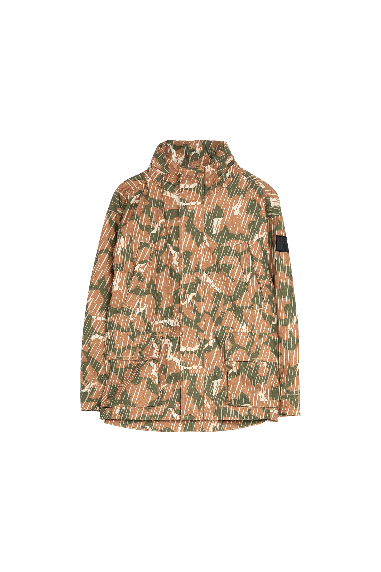 LARRY Khaki  Camo - Multi-pocket Jacket