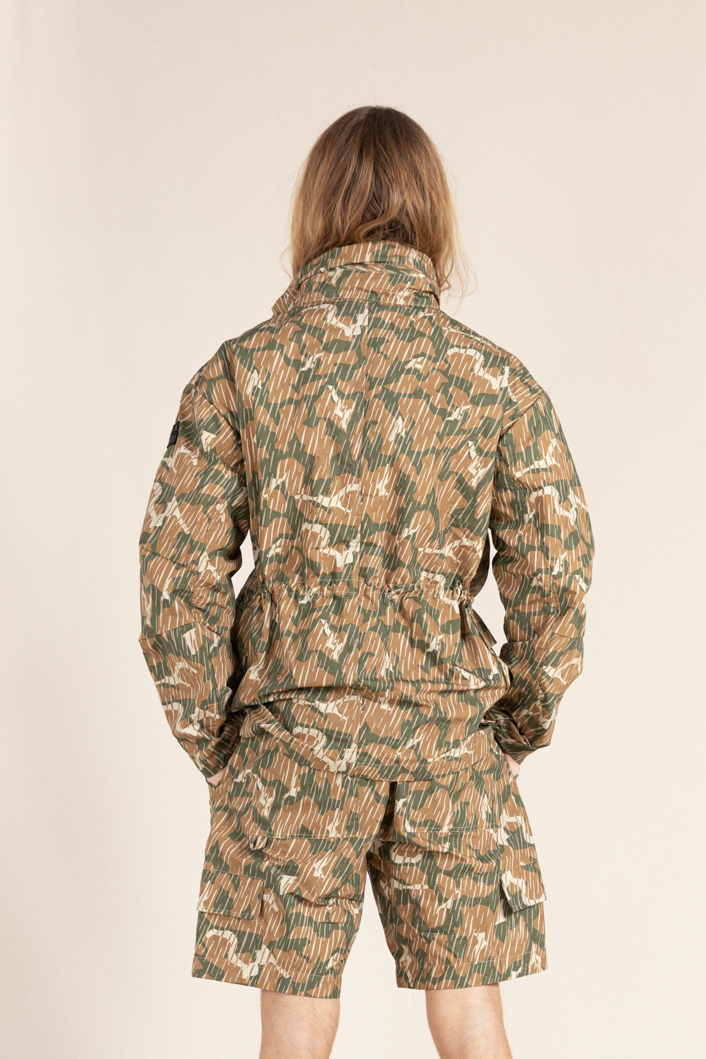 LARRY Khaki  Camo - Multi-pocket Jacket | Women