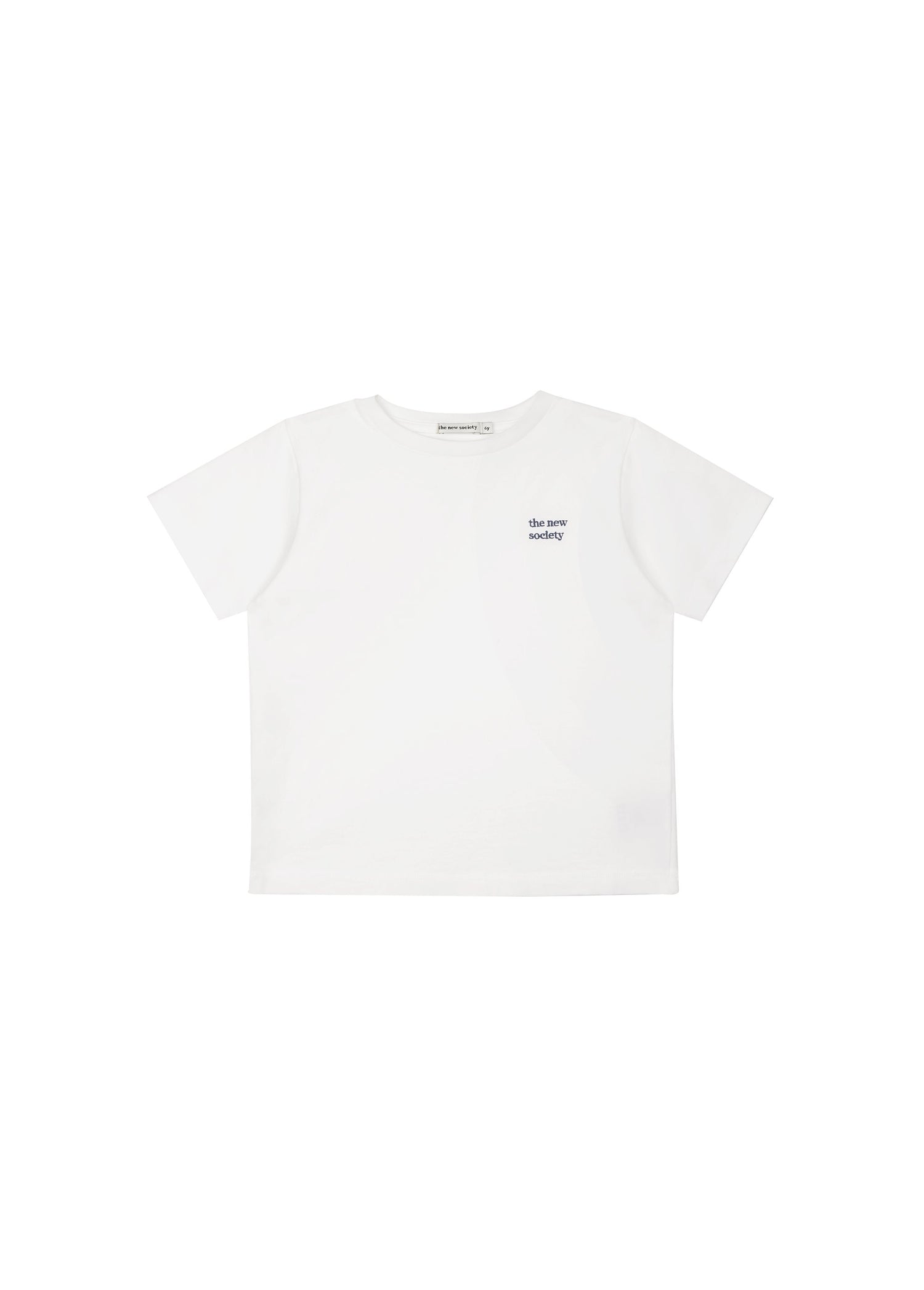 Logo Embroidery Tee Tops The New Society 