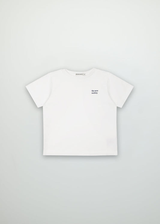 Logo Embroidery Tee Tops The New Society 
