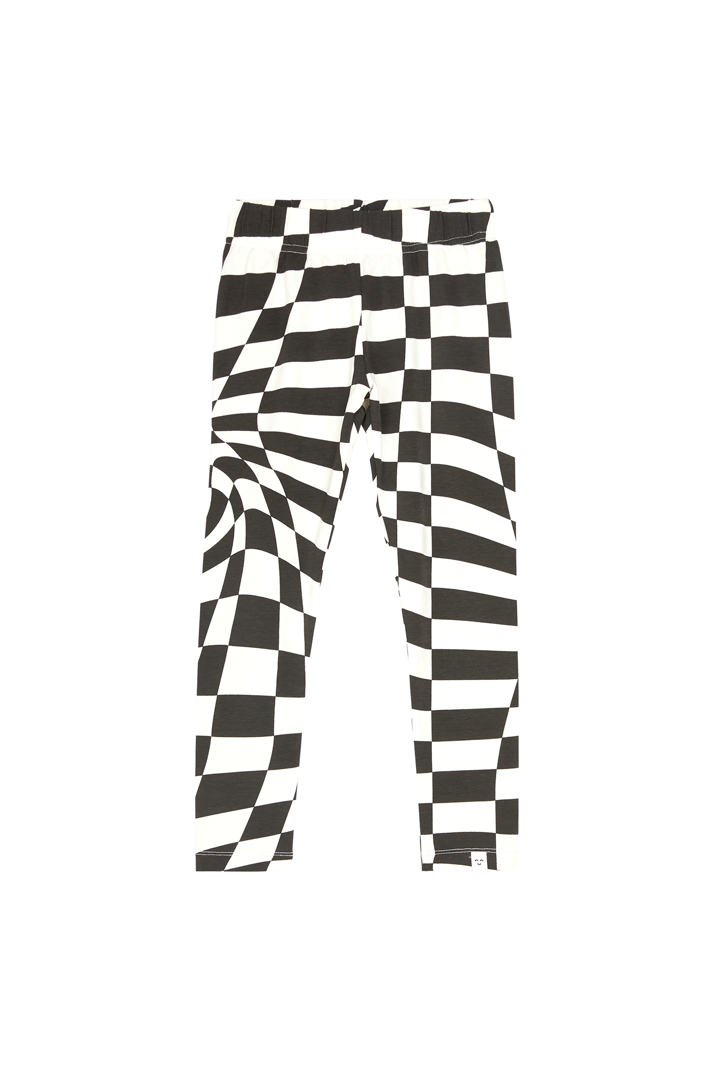 LOUD Black Twisted Checkers - Legging Pants