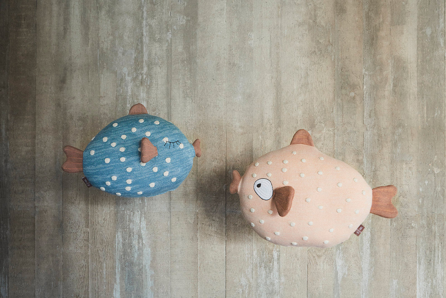 Little Finn Cushion - Blue Soft Toys OYOY 