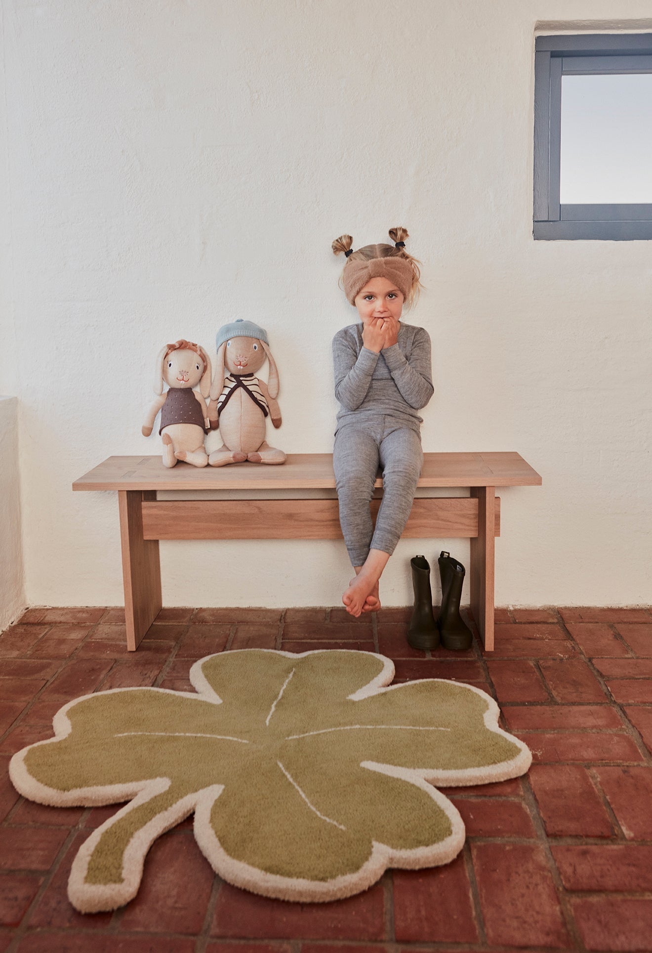 Lucky Clover Rug - Green Rugs OYOY 