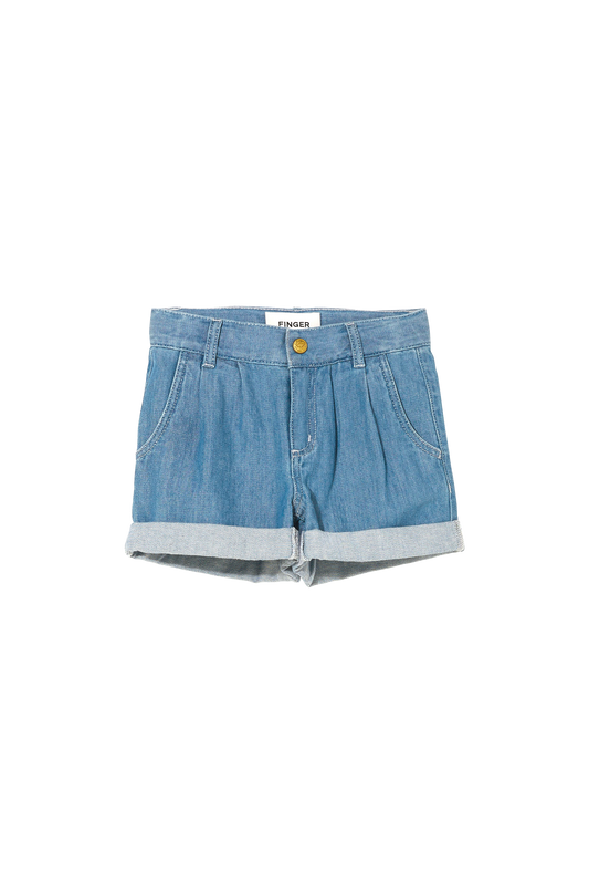 MARLIE Bleached Blue - Loose Fit Shorts | Women