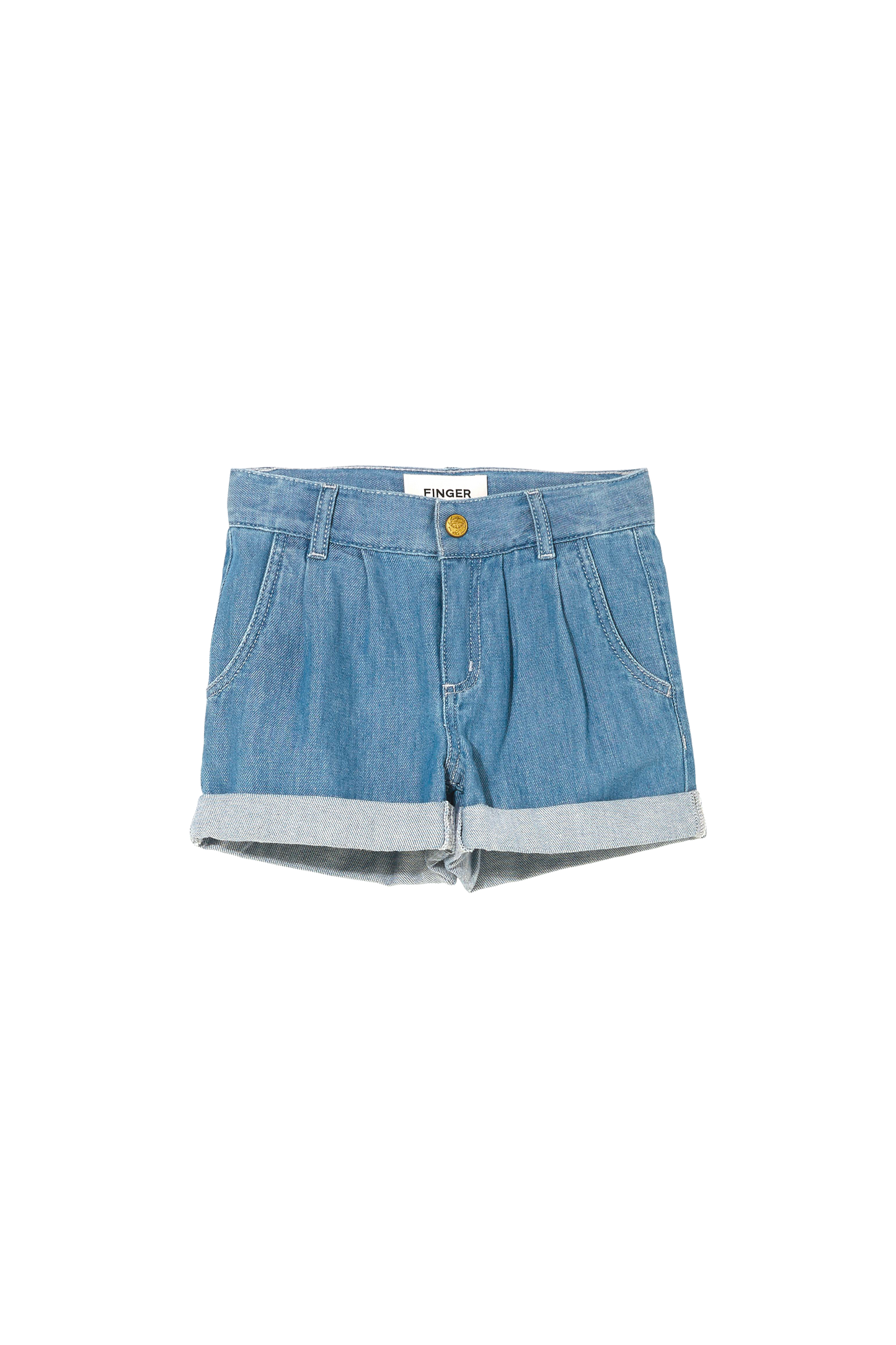 MARLIE Bleached Blue - Loose Fit Shorts