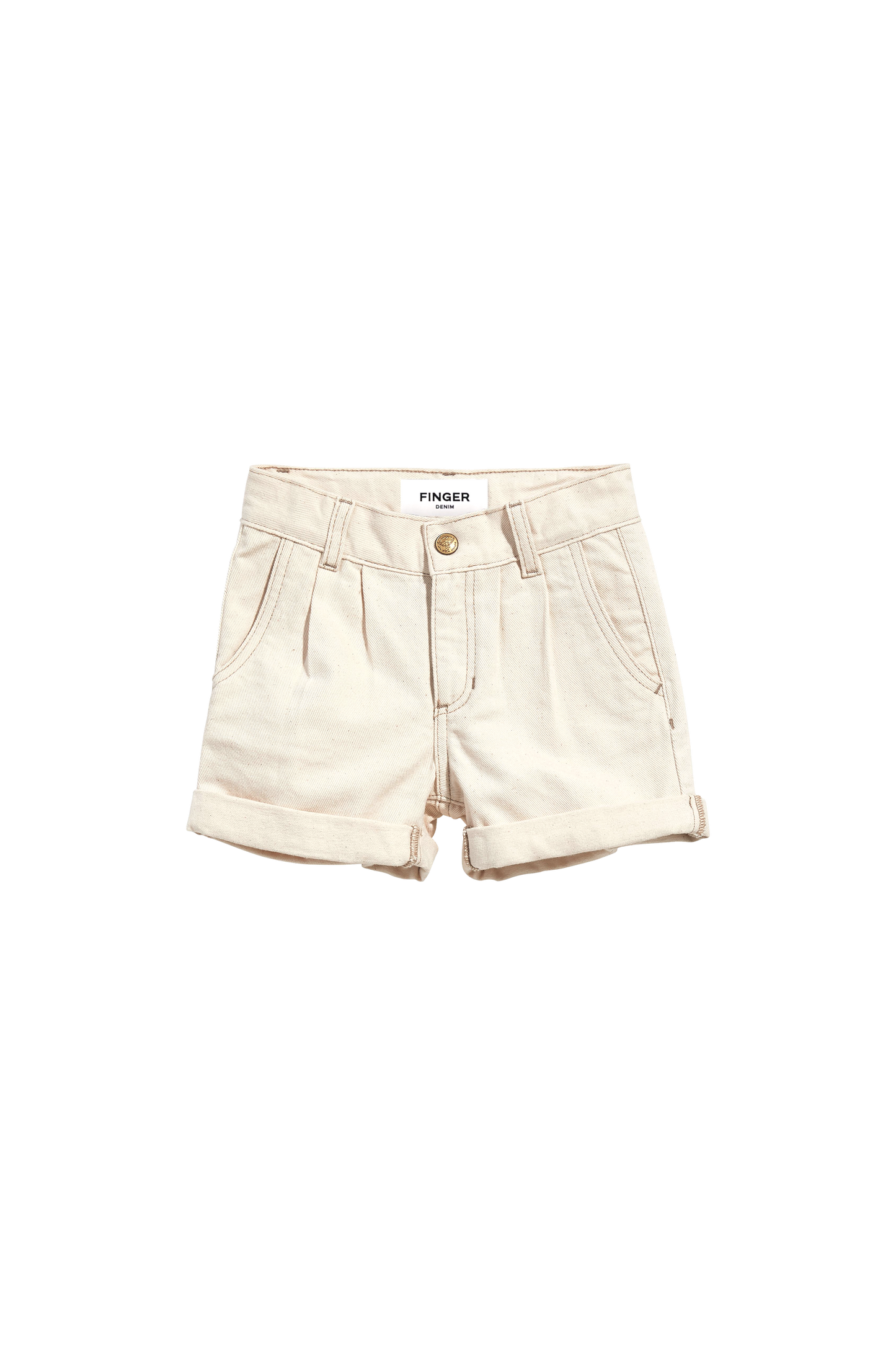 MARLIE Raw Ecru - Loose Fit Shorts | Women