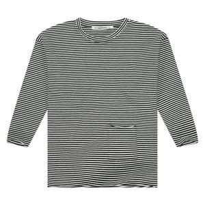 Oversized Longsleeve Stripe Tops Mingo 