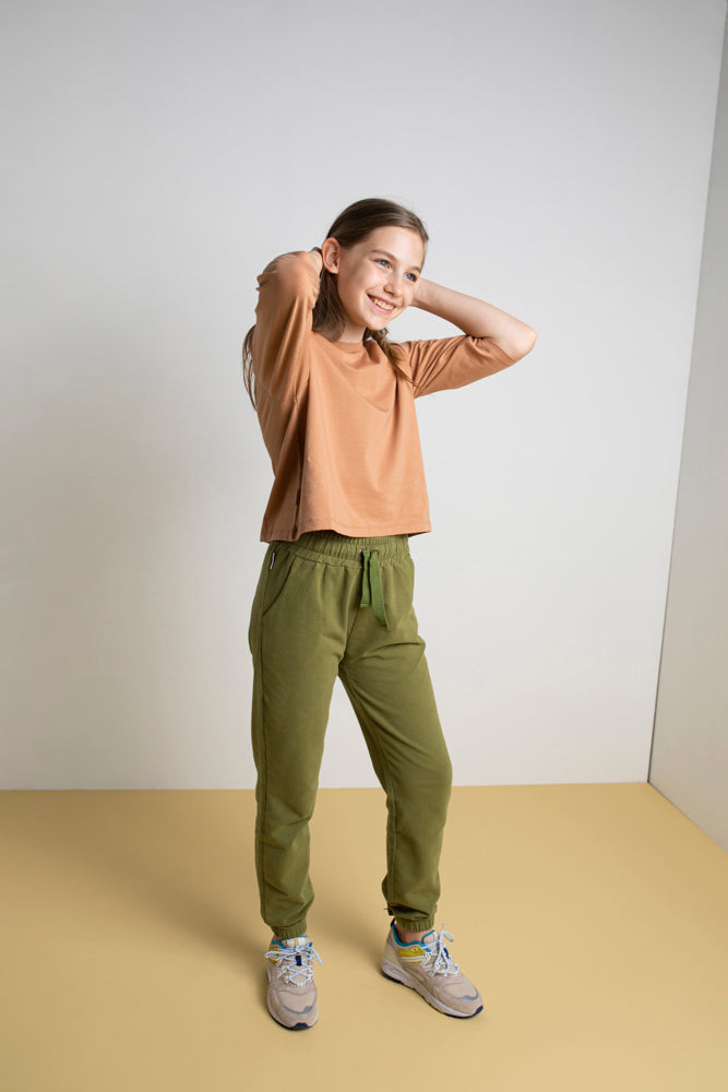 High Rise Jogger Avocado Trousers Mingo 