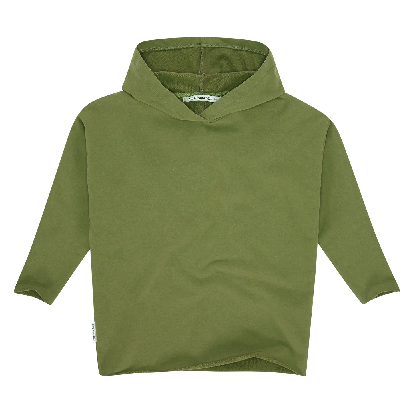 Hoody Raw Edge Avocado Sweaters Mingo 