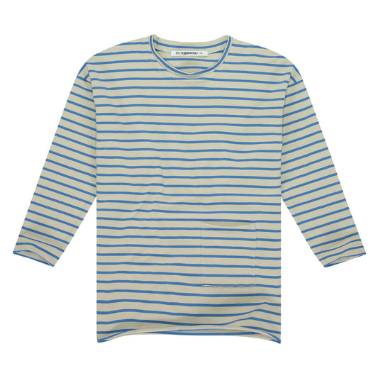 Oversized Longsleeve Stripe Fountain Tops Mingo 