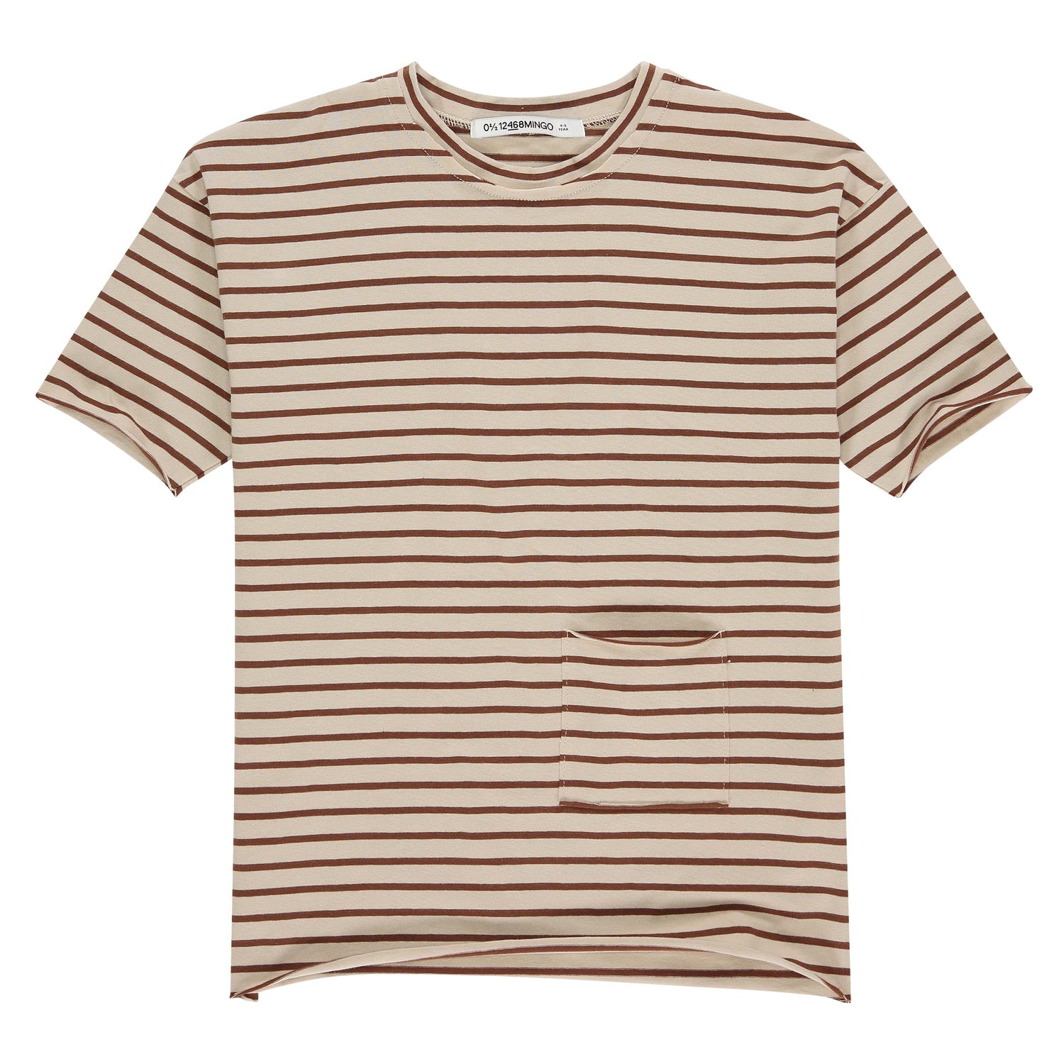 Oversized T-shirt Stripe Baobab Tops Mingo 