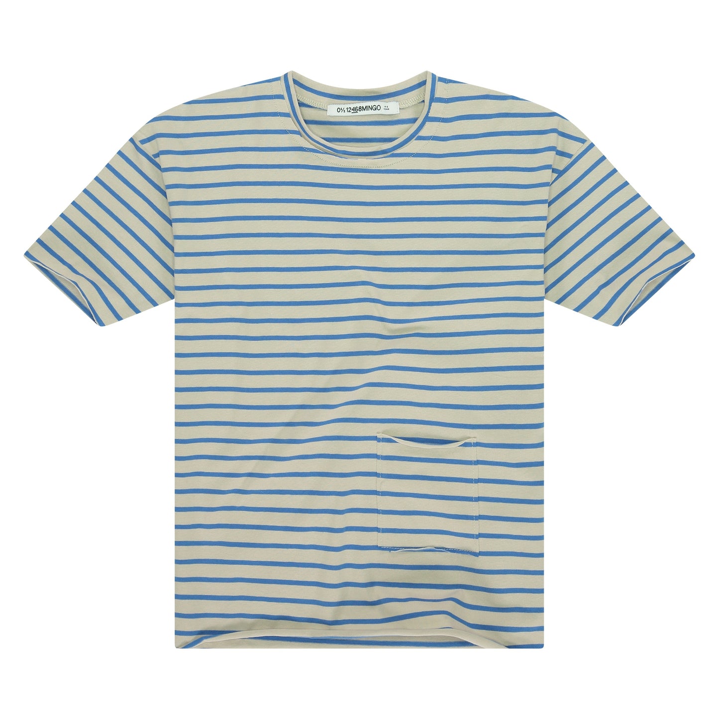 Oversized T-shirt Stripe Fountain Tops Mingo 