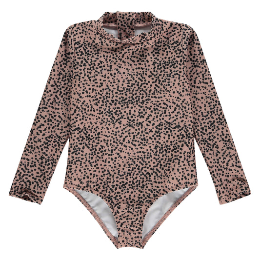 Swimsuit Longsleeve Sprinkle Dune