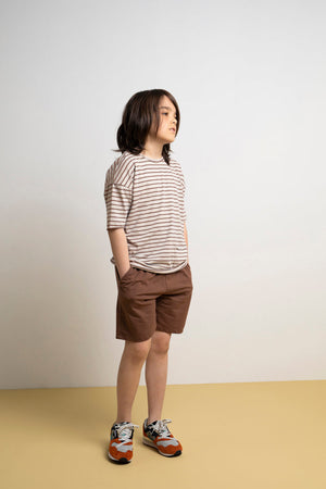 Oversized T-shirt Stripe Baobab Tops Mingo 