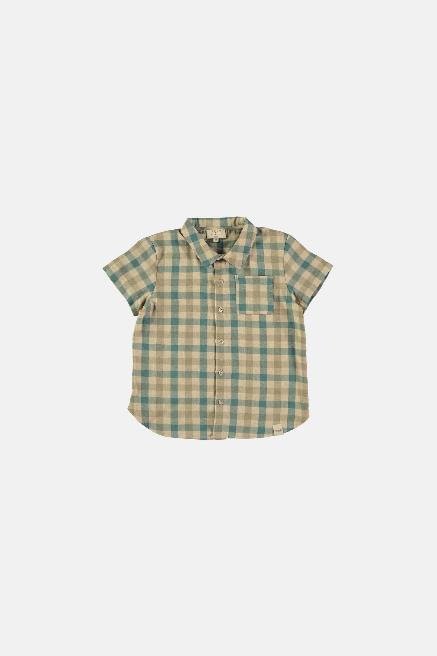 Moss agate woven shirt Tops Coco au lait 