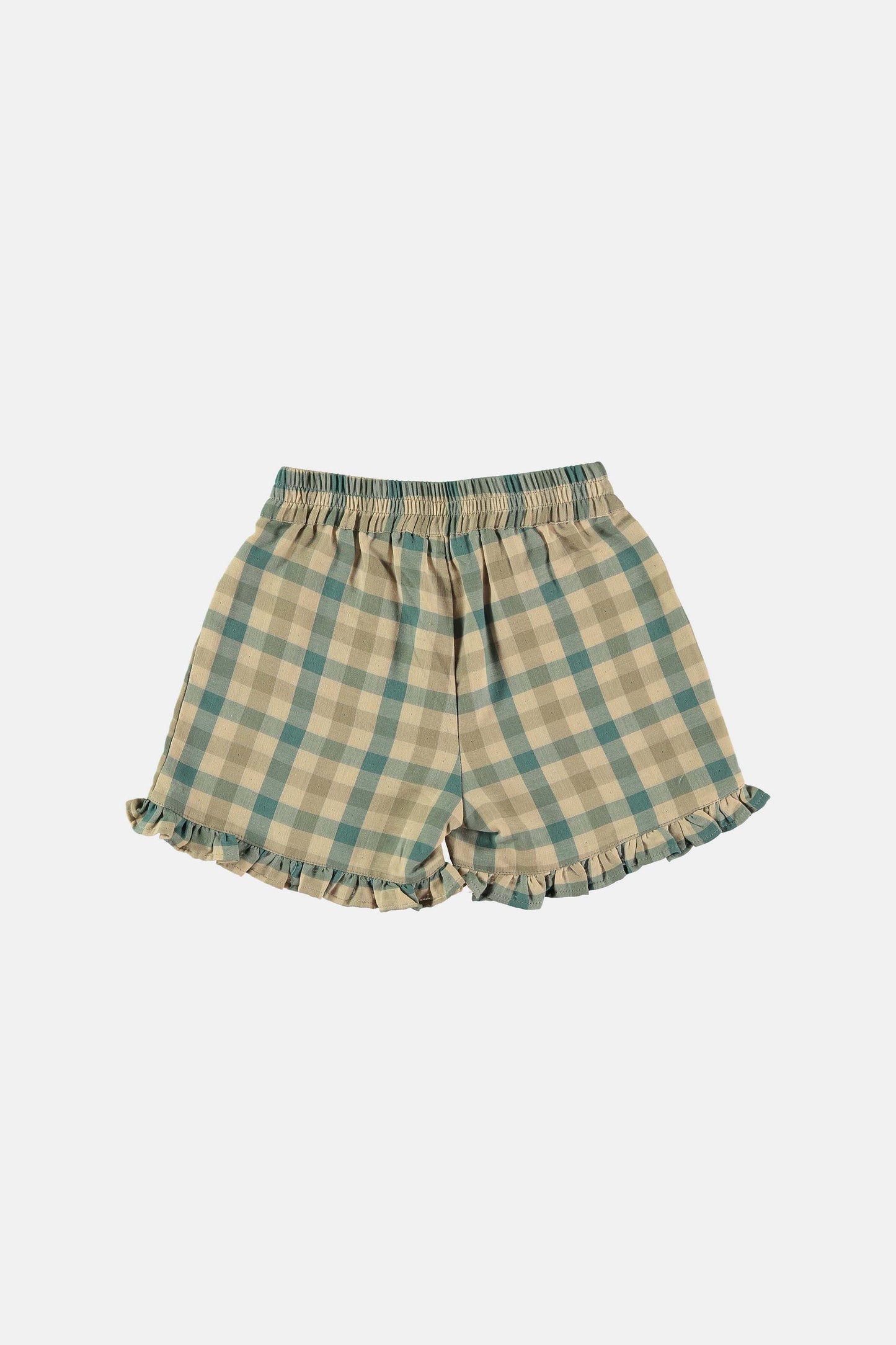 Moss agate woven girls shorts Shorts Coco au lait 
