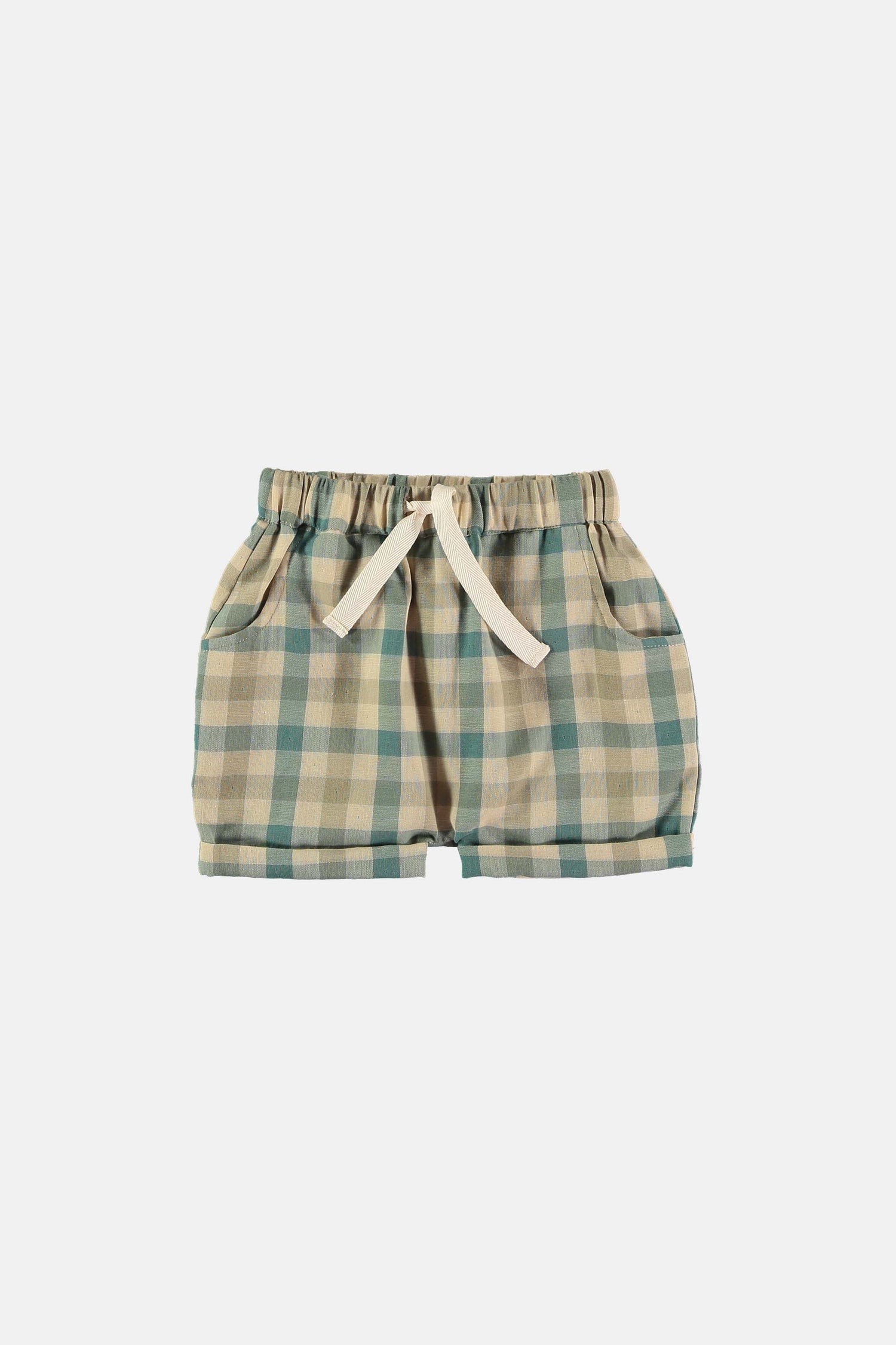 Moss agate woven boys shorts Shorts Coco au lait 