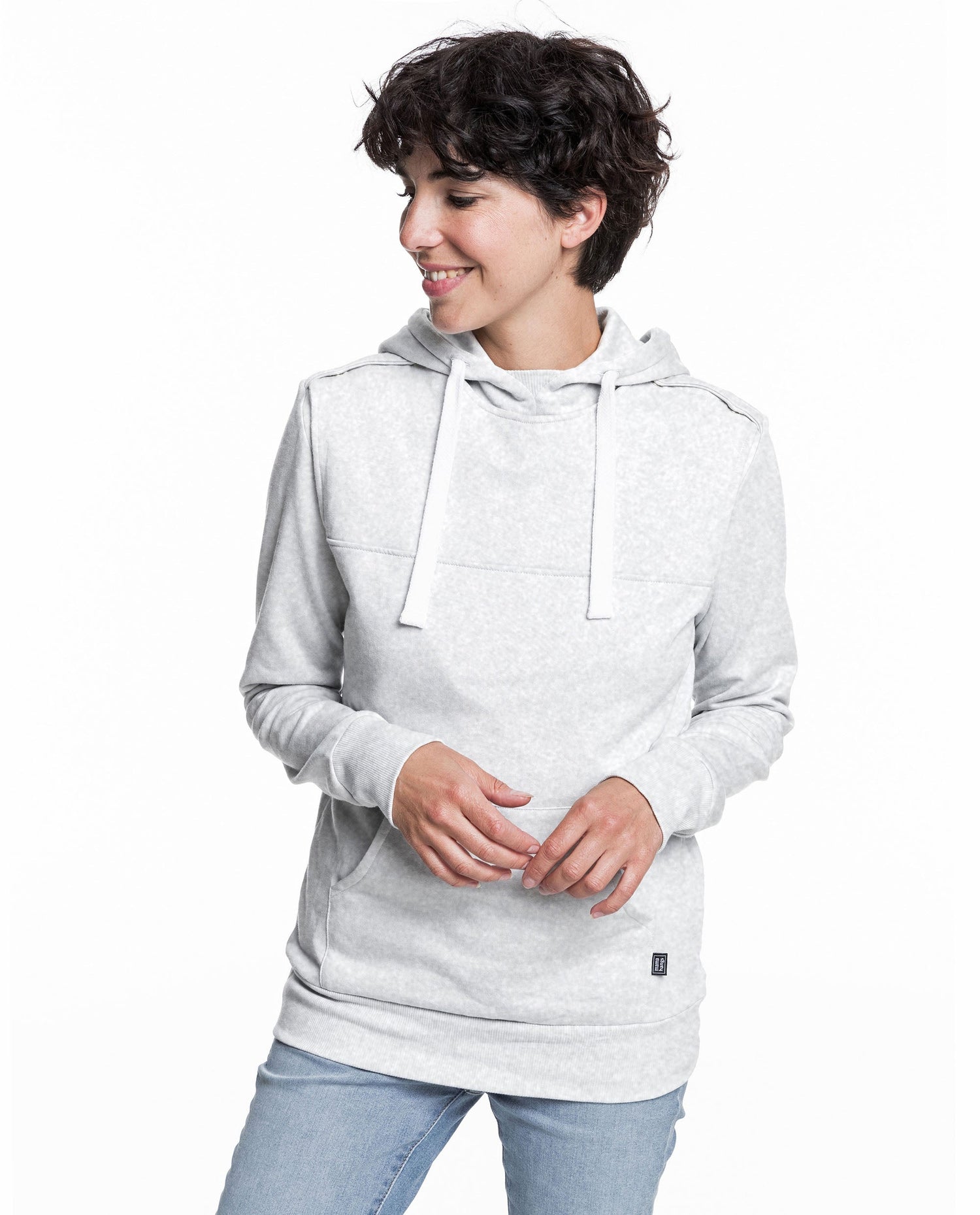 Baby carrier sweatshirt | Mama Plays | Heather grey Carriers Mama Hangs 