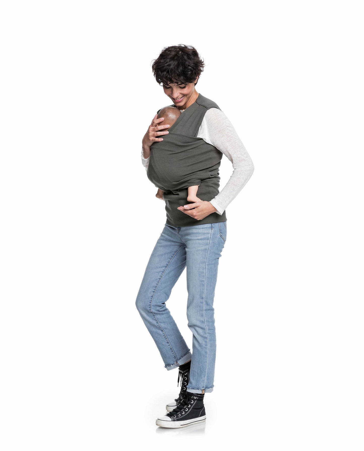 Carry & Pack baby carrier olive green Carriers Mama Hangs 