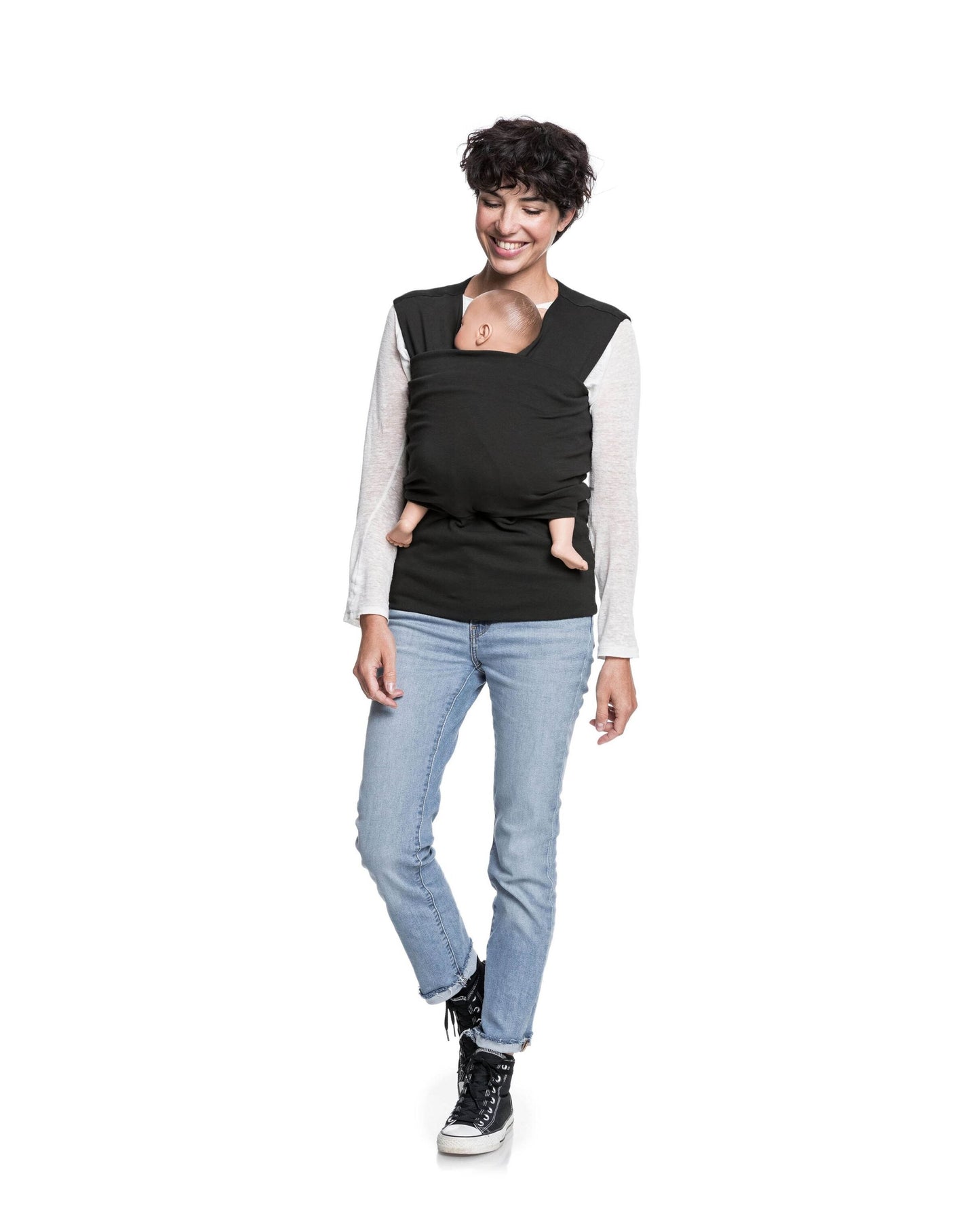 Carry & Pack baby carrier black Carriers Mama Hangs 