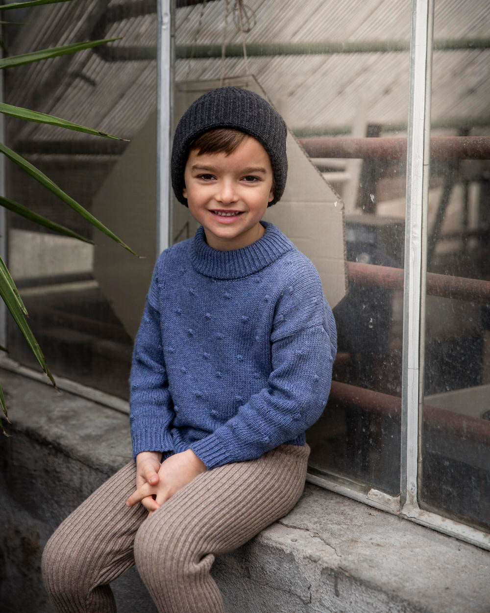 Juna Sweater Kids / thunder blue AW21-DE Matona 