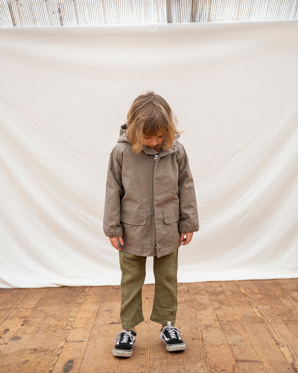 Jaro Waxed Cotton Jacket / stone AW21-DE Matona 
