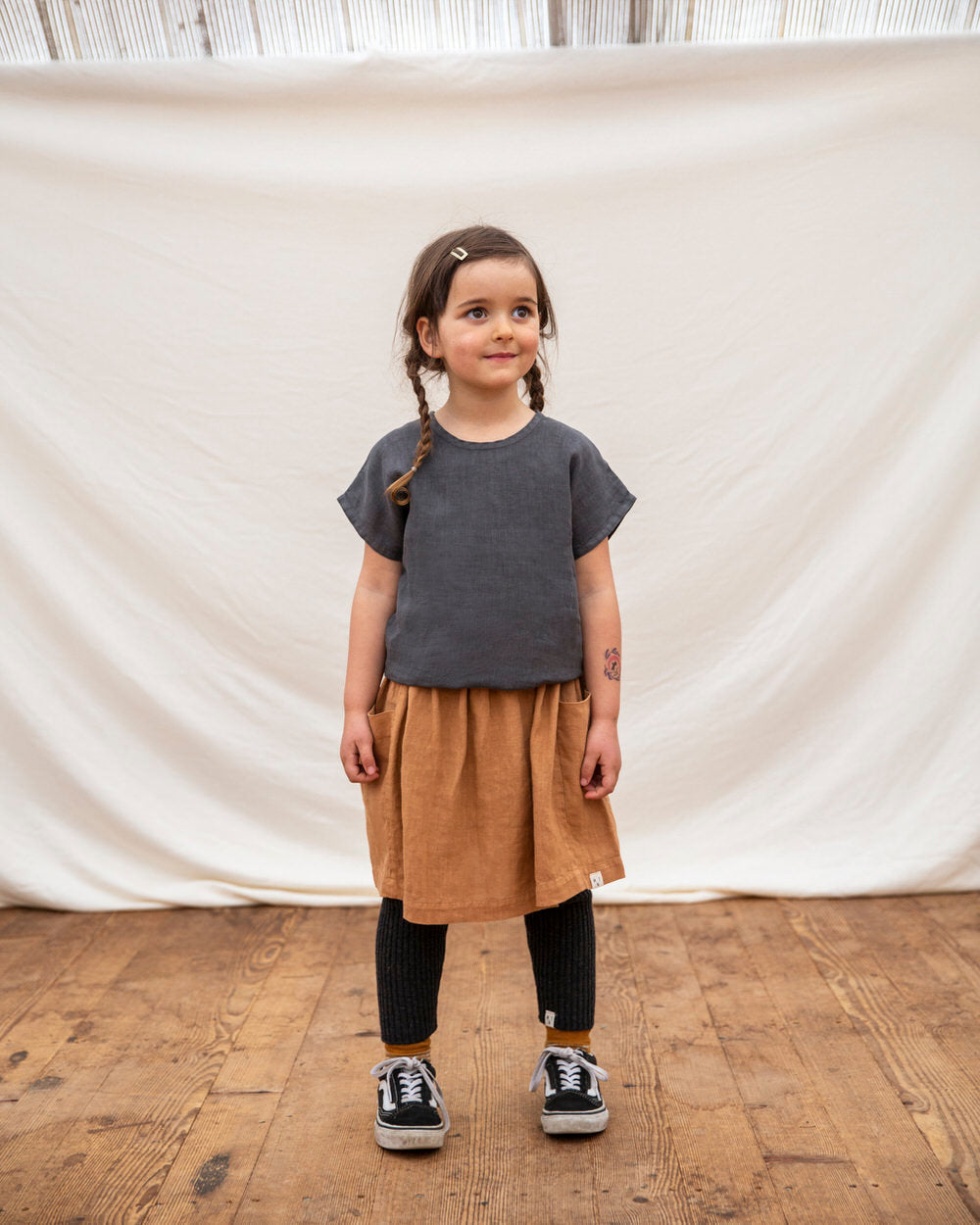 Arlo Tshirt Slate Blue Tops Matona 