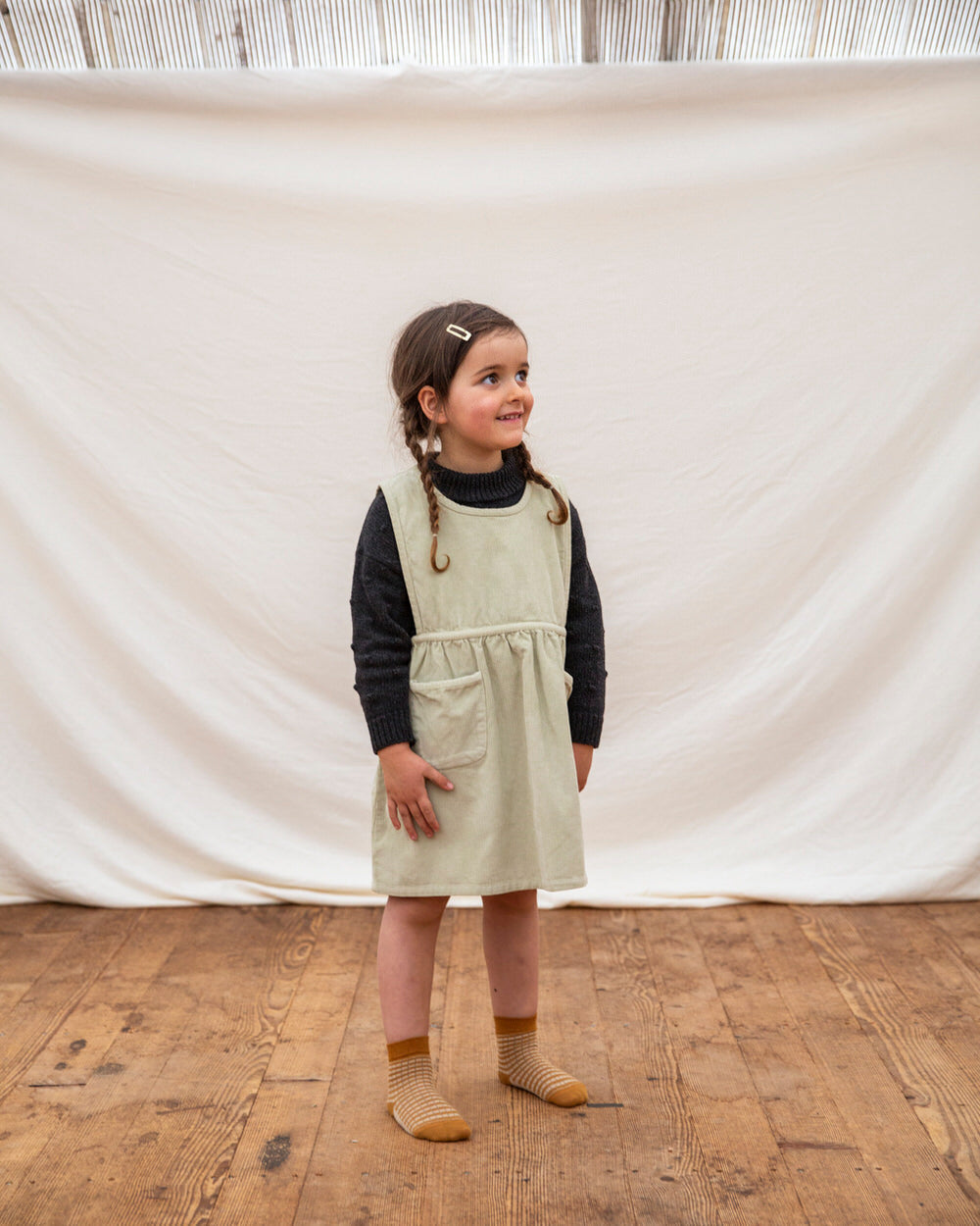 Nora Pinafore Dress Mint Dresses Matona 