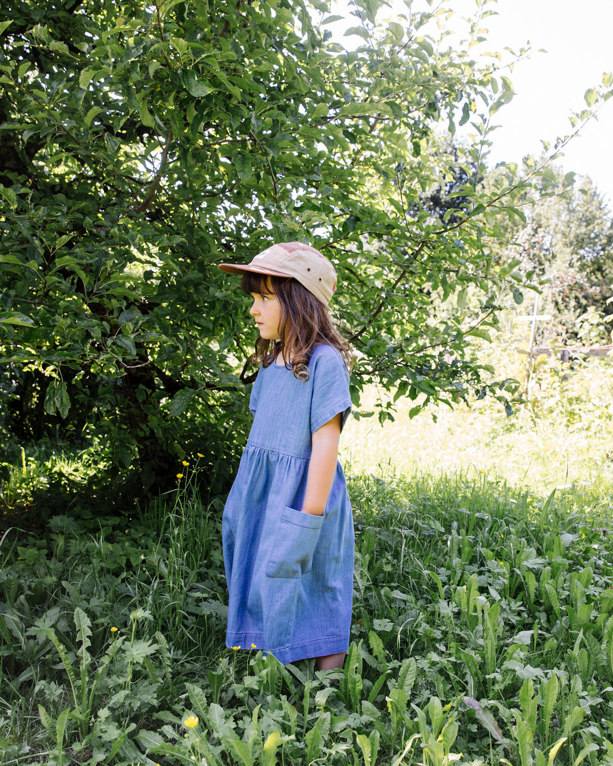 Eden Dress Tan & Striped Dresses Matona 