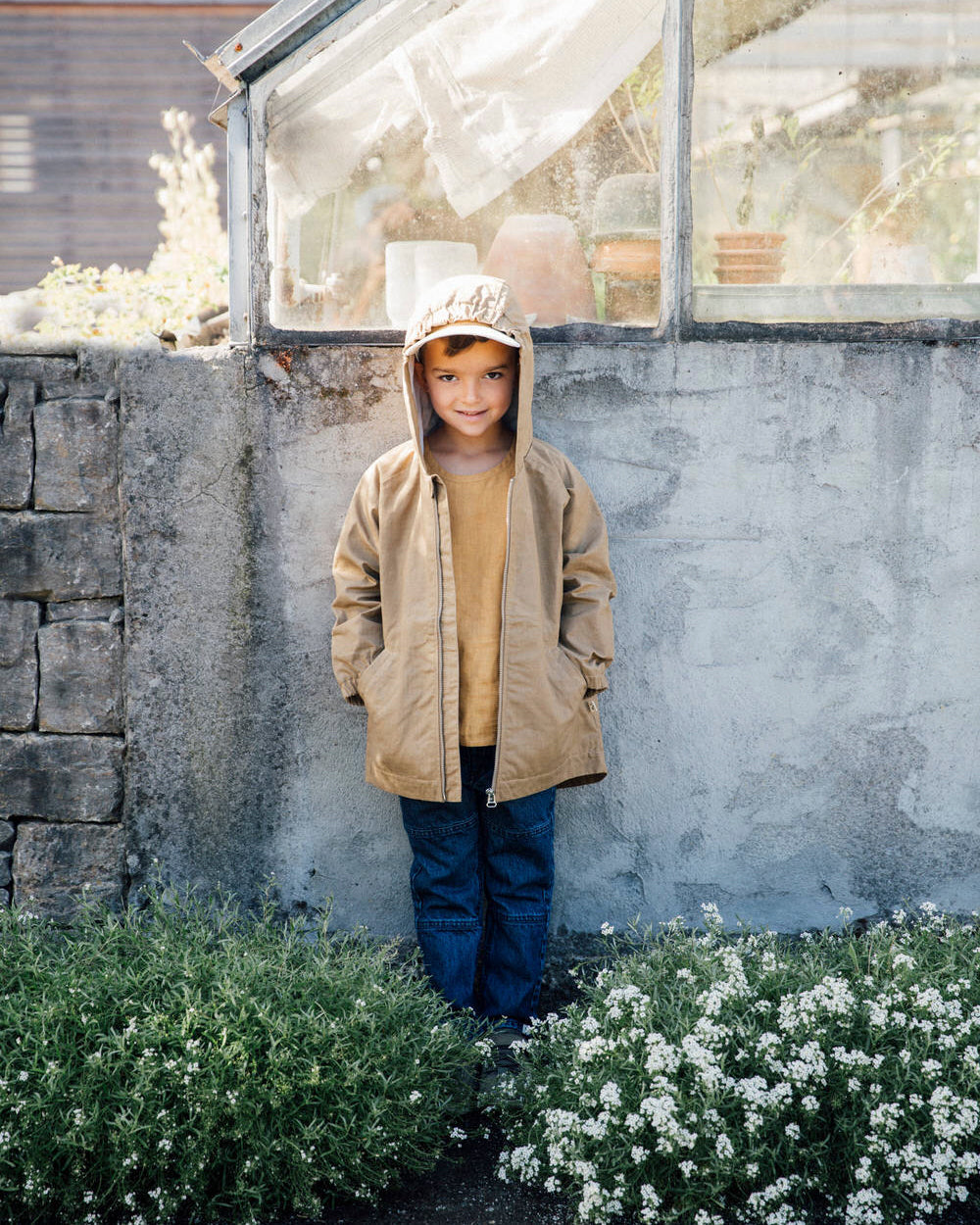 Noa Waxed Cotton Jacket Teens Matona 
