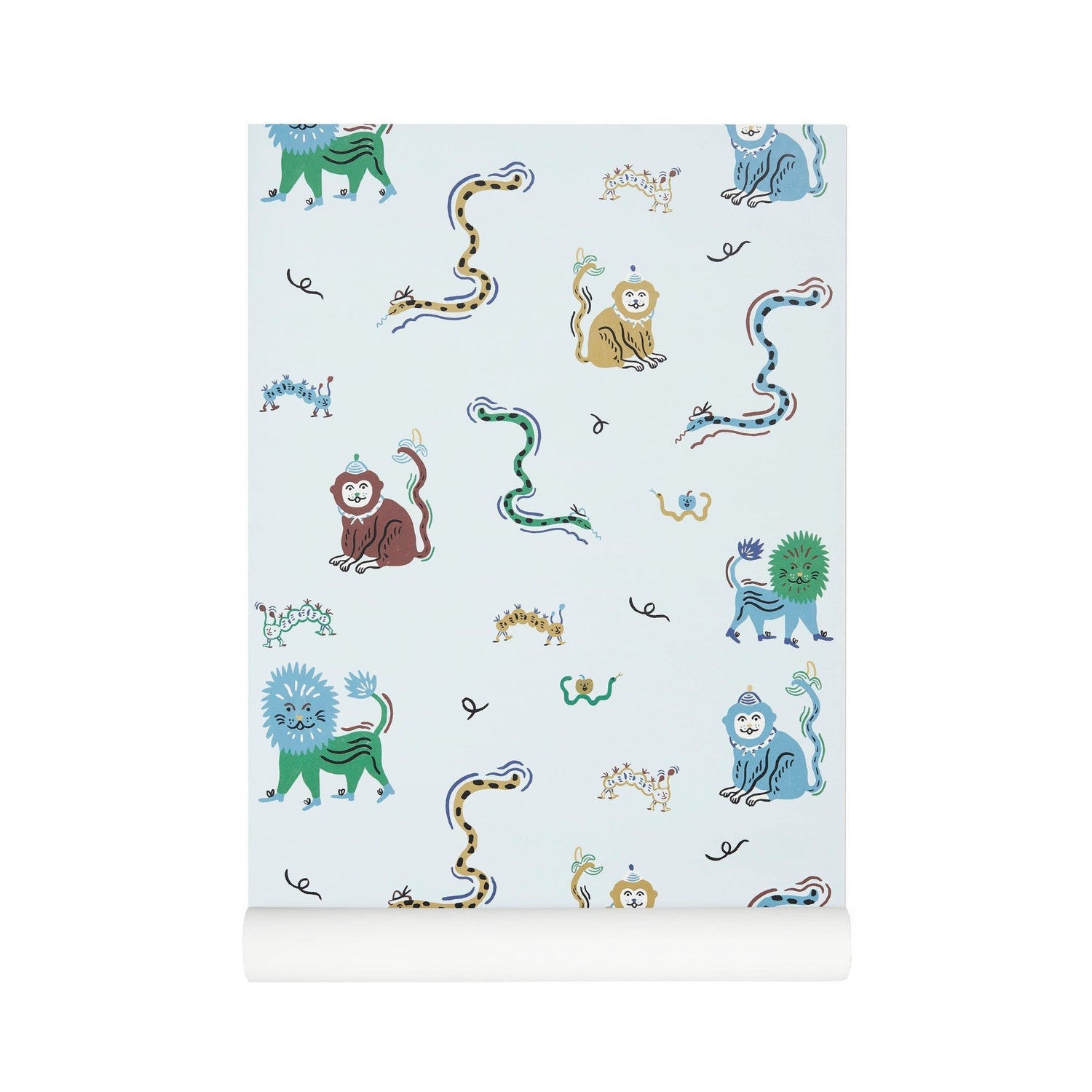 Wallpaper Monkey Fun Beige Wallpaper Nofred 