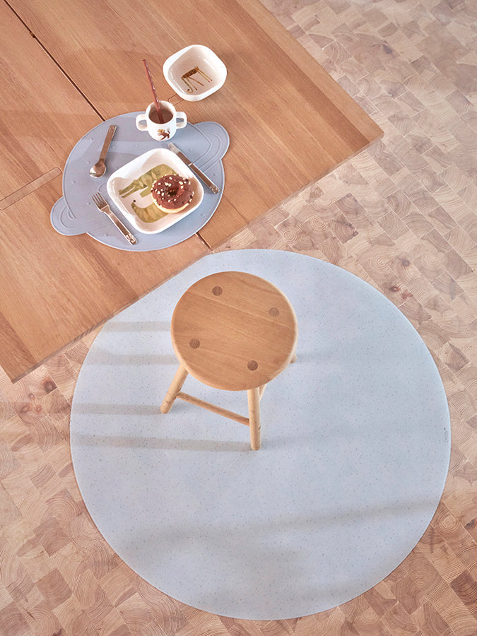 Muda Chair Mat - Pale Blue Rug OYOY 
