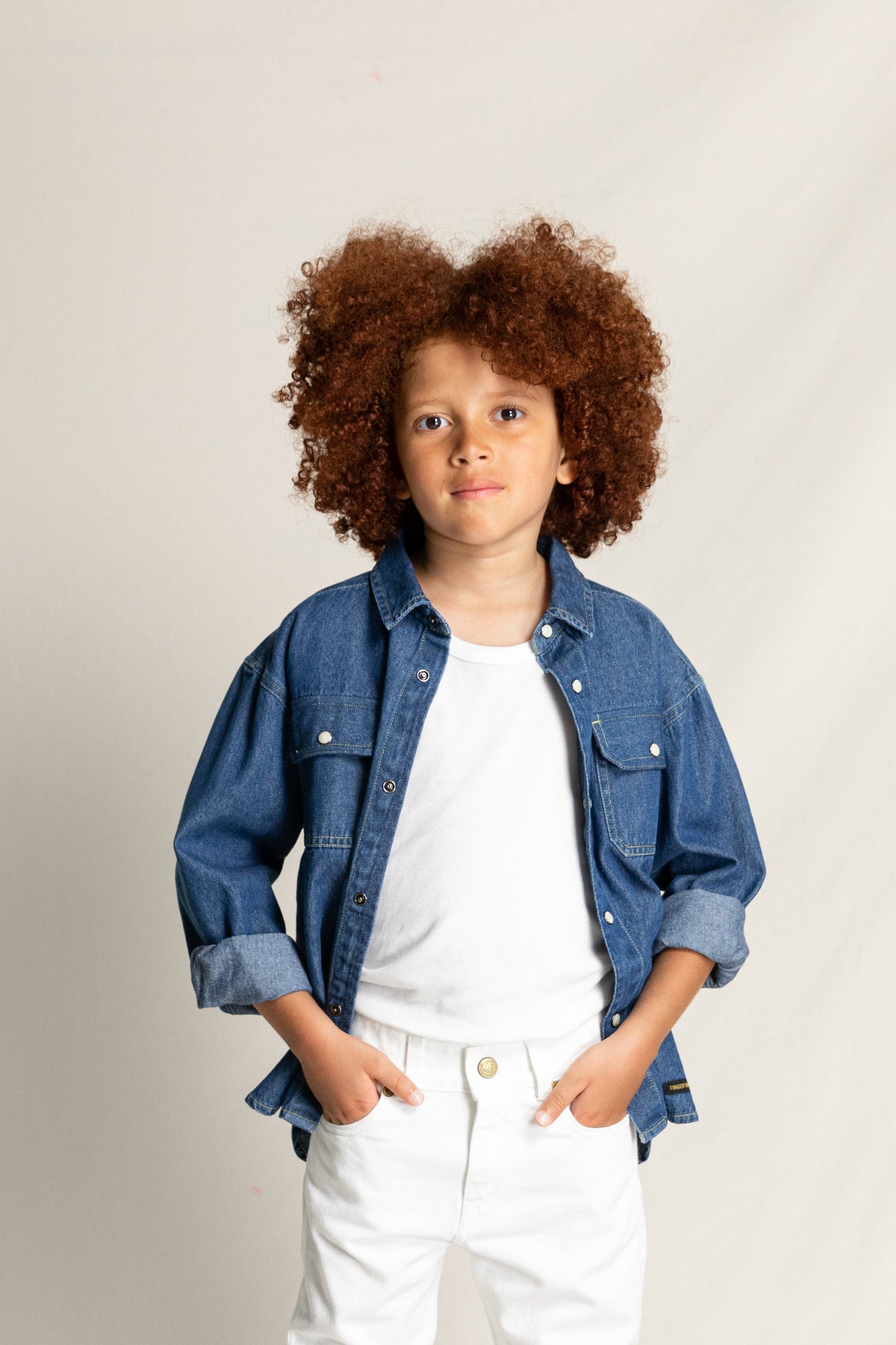 NEW DUSK Blue Denim - Long Sleeve Shirt | Women