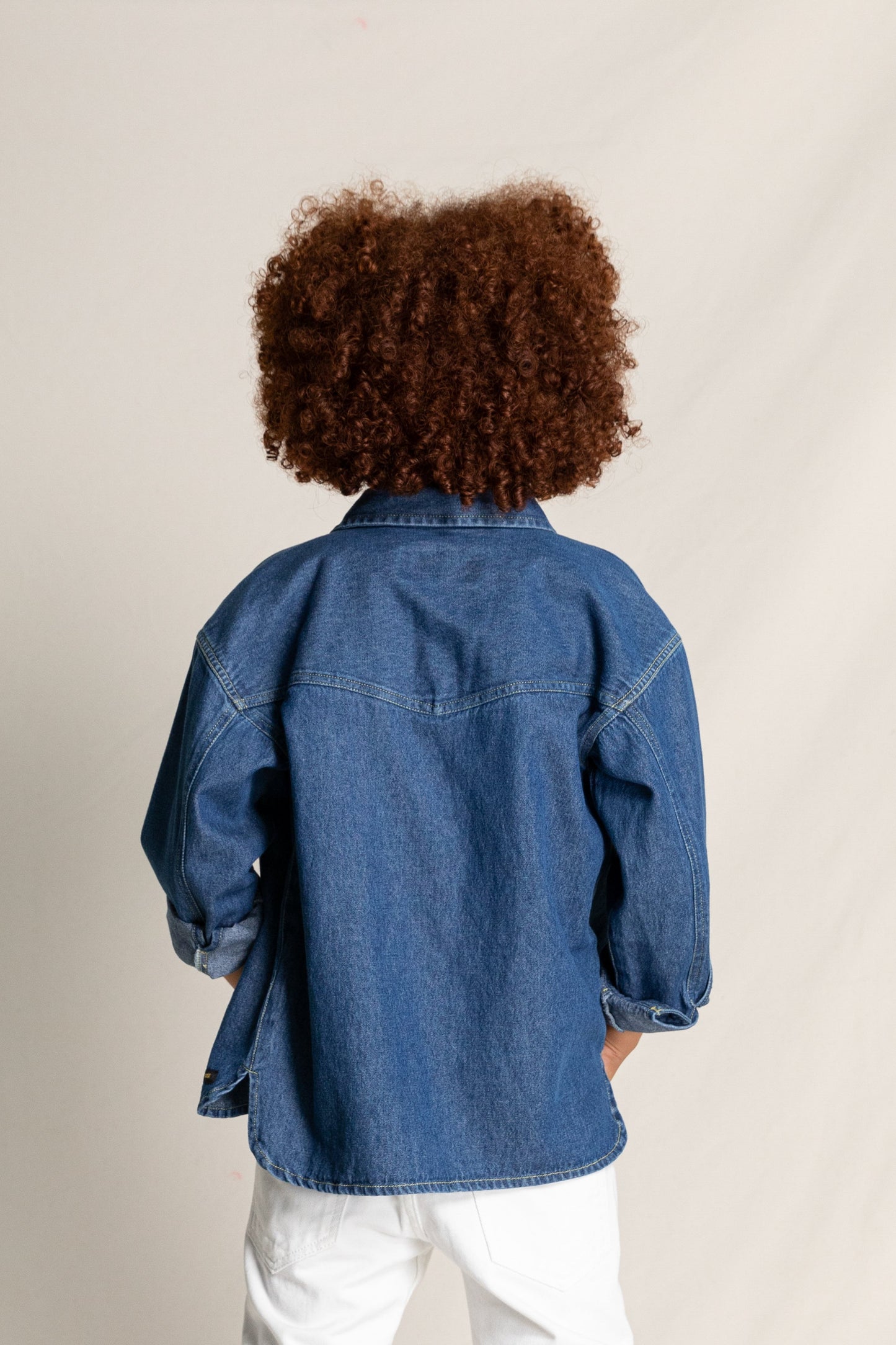 NEW DUSK Blue Denim - Long Sleeve Shirt