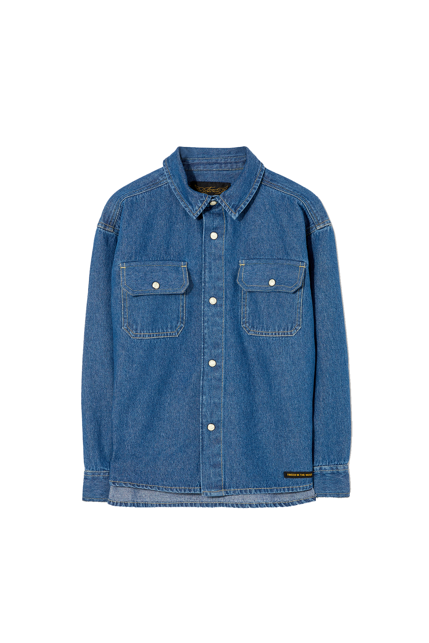 NEW DUSK Blue Denim - Long Sleeve Shirt