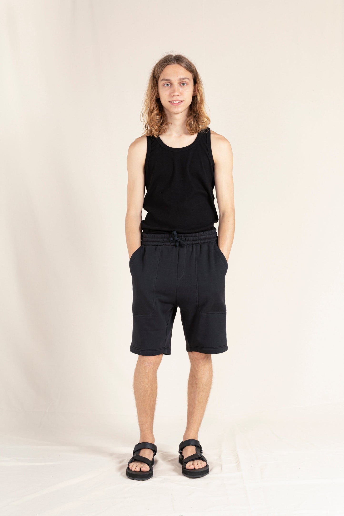 NEW GROUNDED Ash Black - Bermuda Shorts