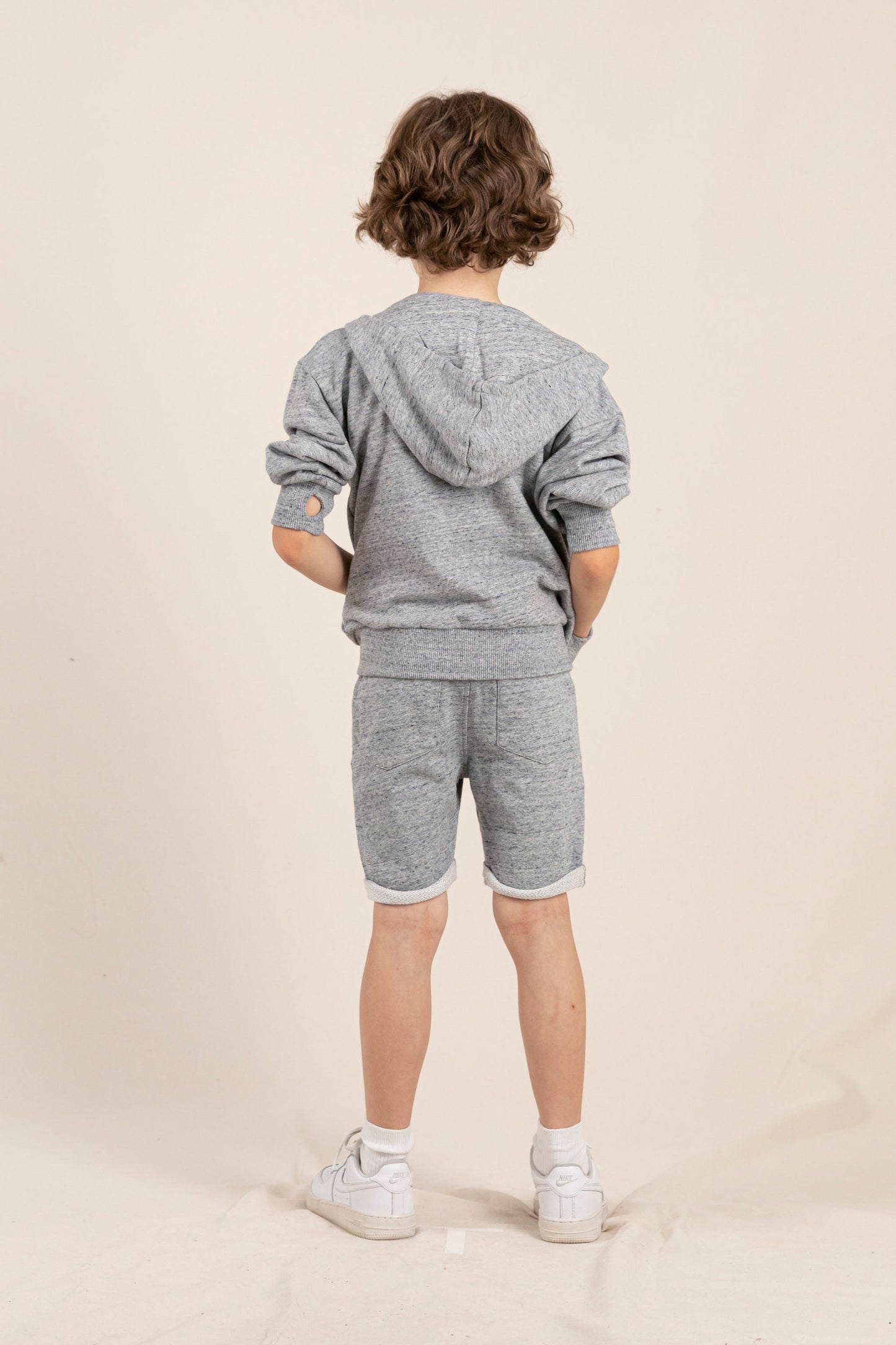 NEW GROUNDED Heather Grey - Bermuda Shorts | Women