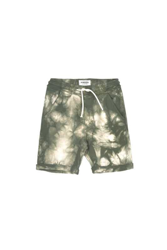 NEW GROUNDED Safari Khaki Tie & Dye - Bermuda Shorts | Women