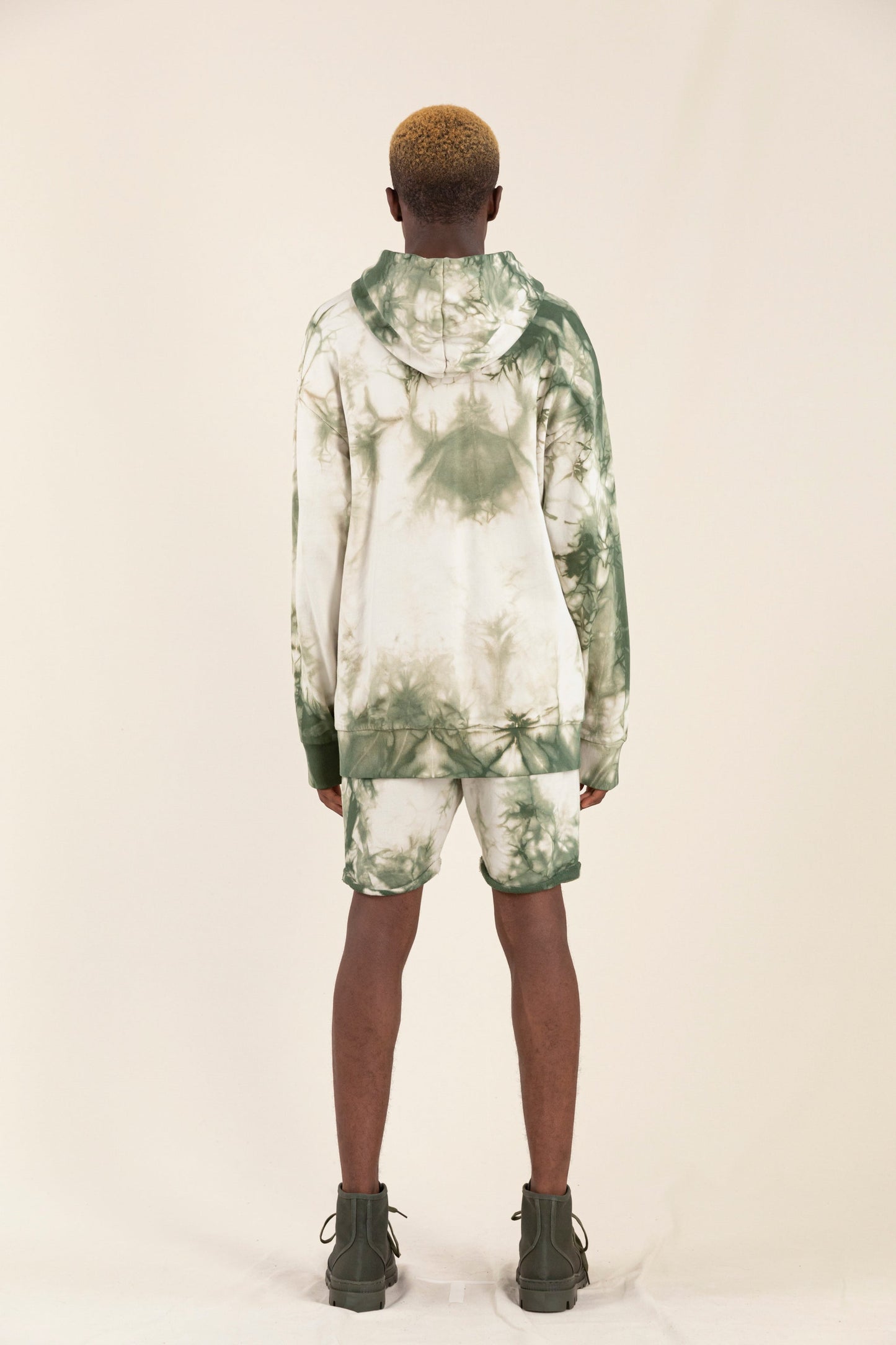 NEW GROUNDED Safari Khaki Tie & Dye - Bermuda Shorts | Women