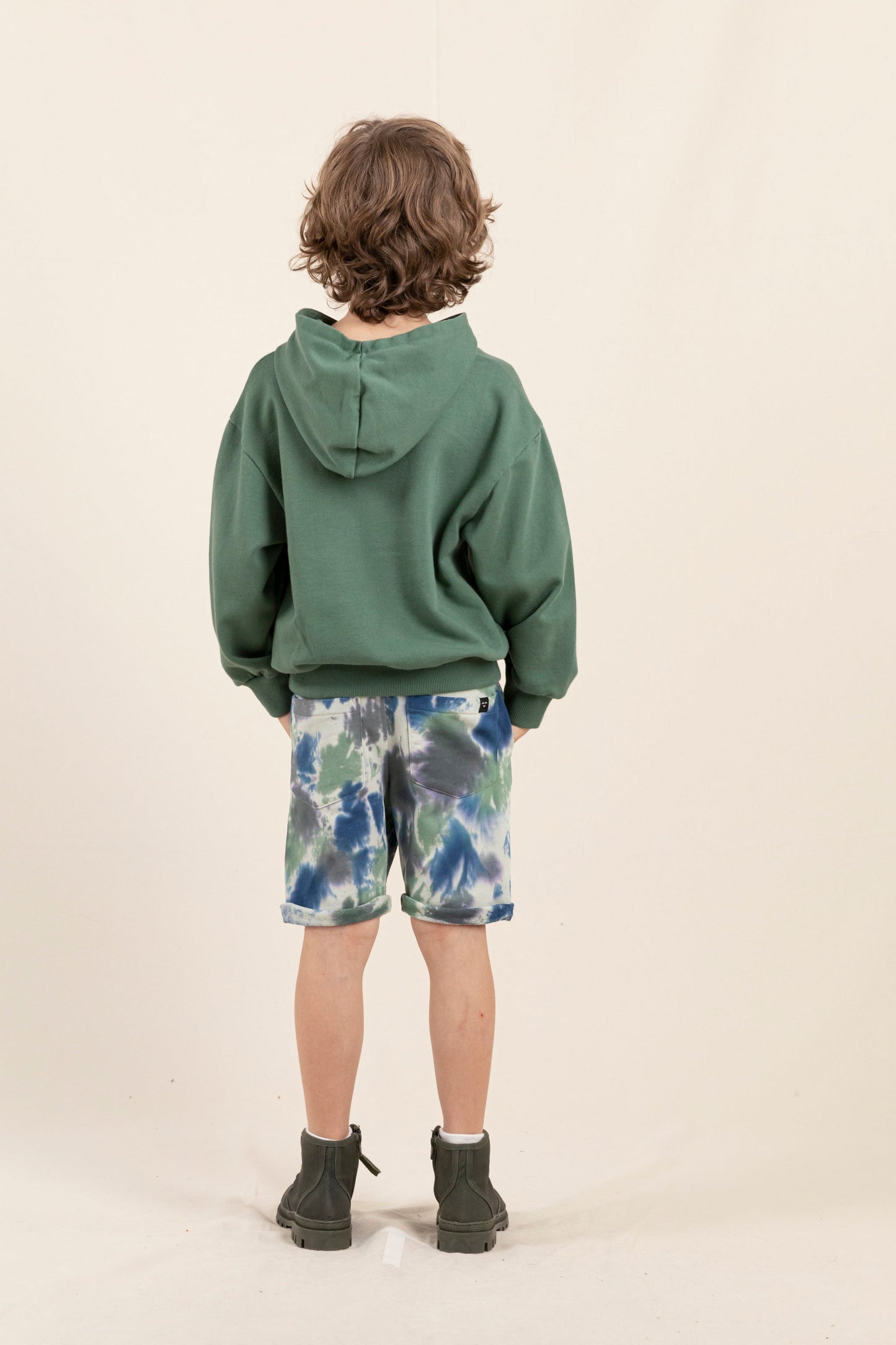 NEW GROUNDED True Blue Tie & Dye - Bermuda Shorts