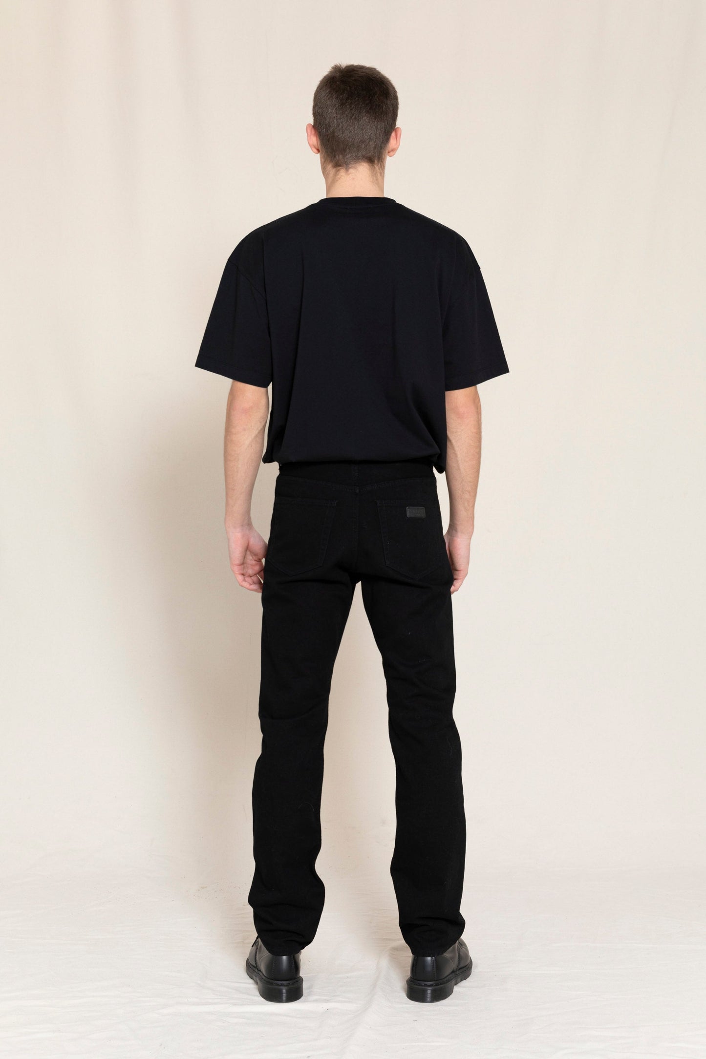 NORTON Black Denim - 5-Pocket Straight Fit Jeans